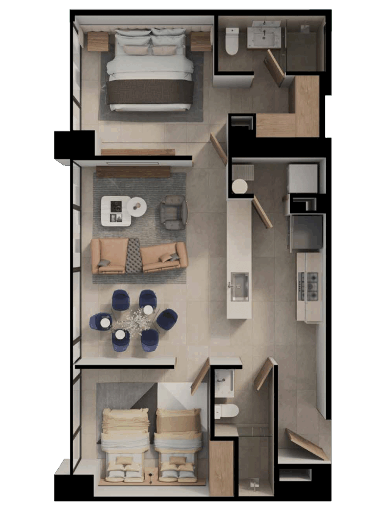 Departamentos en venta Las Rosas Square