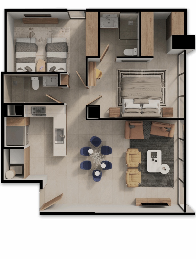 Departamentos en venta Las Rosas Square