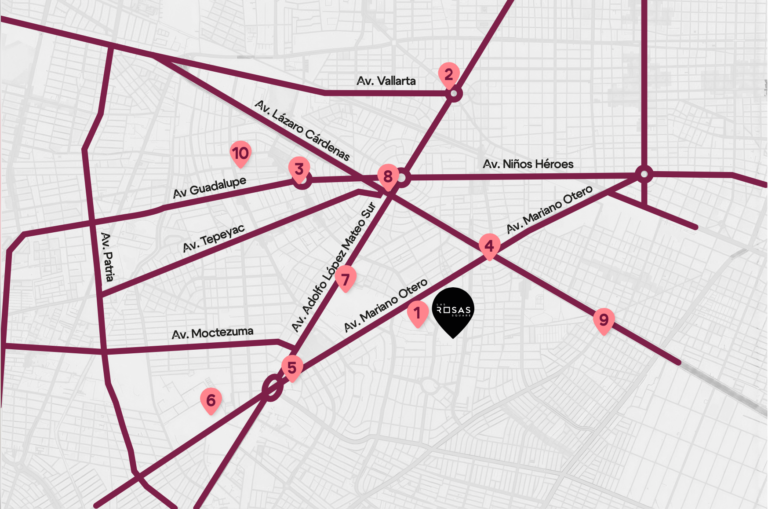 Ubicacado frente a la expo guadalajara Departamentos en venta Las Rosas Square
